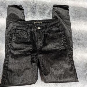 7 for all men kind velvet jeans dark olive green